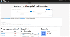 Desktop Screenshot of hu.glosbe.com