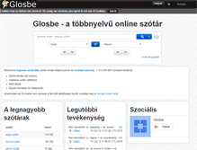 Tablet Screenshot of hu.glosbe.com