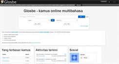 Desktop Screenshot of id.glosbe.com