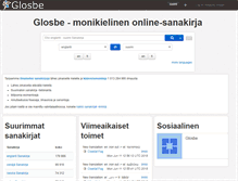 Tablet Screenshot of fi.glosbe.com
