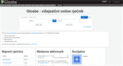 Desktop Screenshot of hr.glosbe.com