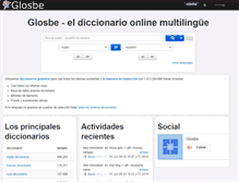Tablet Screenshot of es.glosbe.com